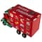14" Red Children Advent Calendar Storage Truck Christmas Décor